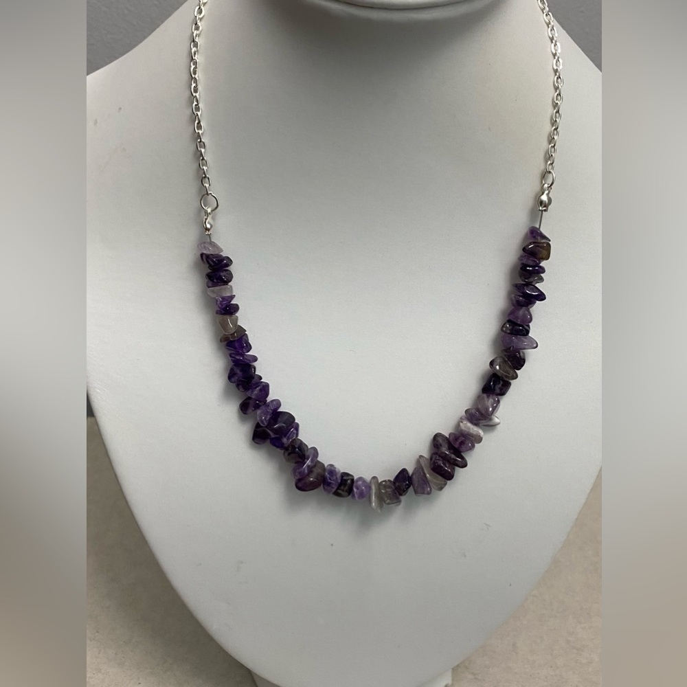 NEW Genuine Amethyst crystal necklaces
